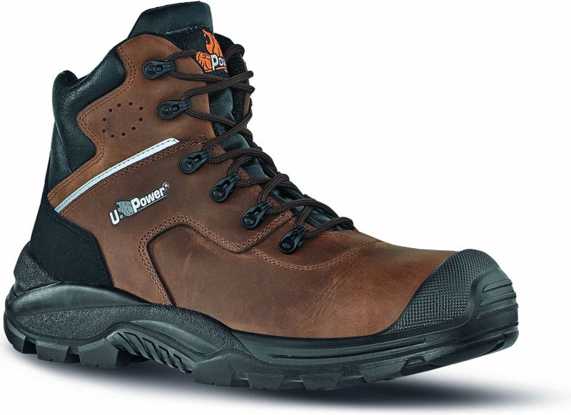 U-Power - Rock & Roll Greenland S3 - Werkschoen - Zwart - Leder - Waterafstotend