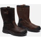 U-power - Alaska - Veiligheidsschoenen - Zwart - Pull-upleer - Antislip