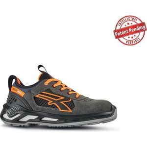 U-Power - RYDER - Werkschoenen - Grijs / Oranje - ESD S1P SRC