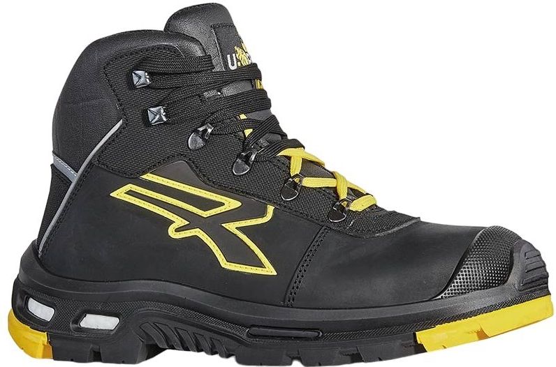 U-Power - Cosmo S3 - Werkschoen - Zwart - Waterafstotend Leder - PU/Vibram Zool