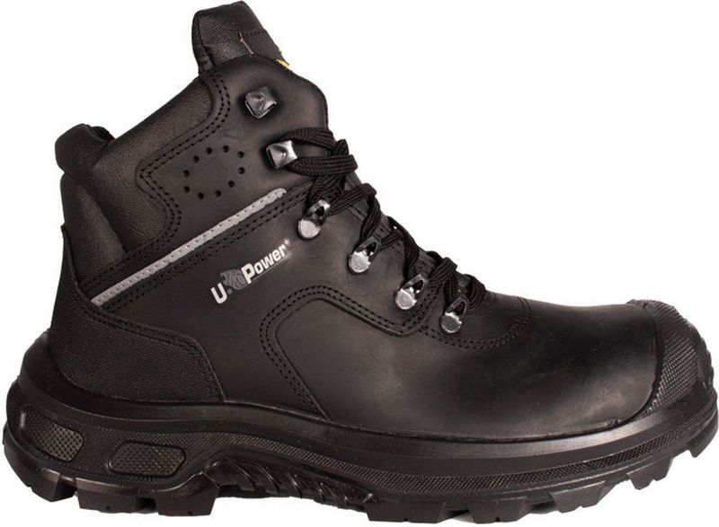 U-Power - Thanos - Werkschoen - Zwart - Pull-up Leder - S3 CI SRC ESD
