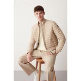 Colmar gewatteerde zomerjas beige effen slim fit