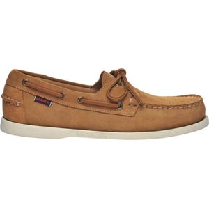 Sebago - Portland - Nette Schoenen - Bruin Cognac - Leer Suede
