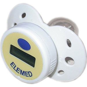 Elemed fopspeen met geïntegreerde digitale thermometer, thermometer