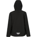 CMP - Kinder Hoodie - Zwart - Softshell Mix - Met Capuchon