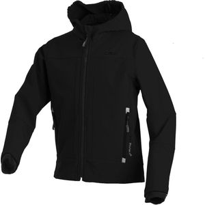 CMP - Kinder Hoodie - Zwart - Softshell Mix - Met Capuchon