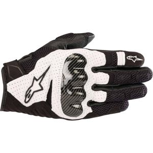Alpinestars SMX-1 Air V2 Gloves Black White, zwart/wit, maat S