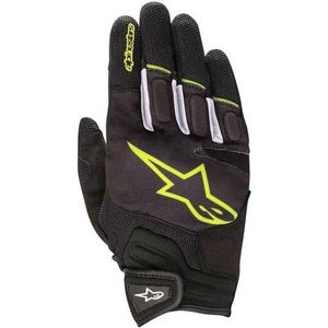 Motorhandschoenen Alpinestars Atom Handschoenen Zwart Geel Fluo, Zwart/Geel, M