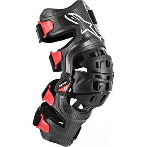 Kniebescherming Rechts Alpinestars Bionic-10 Zwart-Rood
