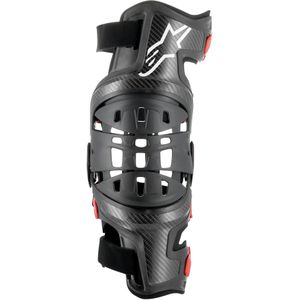 Kniebescherming Links Alpinestars Bionic-10 Zwart-Rood