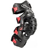 Kniebescherming Links Alpinestars Bionic-10 Zwart-Rood