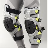 Kniebeschermers Alpinestars Bionic-7 Zilver-Geel Neon