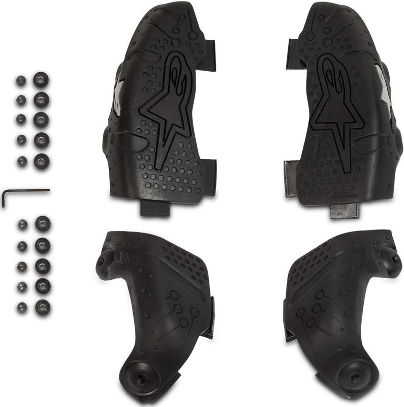 Alpinestars - Tech 7 Supermoto Kit Slider - Sliders - Zwart - Hoogwaardige Materialen