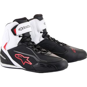 Alpinestars Faster 3, schoenen, zwart/witte/rood, 9.5 US