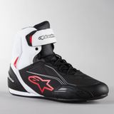 ALPINESTARS FASTER-3 BLACK WHITE RED SHOES 9.5 - Maat - Laars