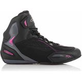 Alpinestars Stella Faster-3 Black Dark Gray Fuchsia Drystar Shoes 6 5 Laars