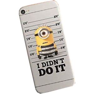 Imagicom Telefoonsticker Minions Junior 19 X 11 Cm Pvc Geel