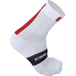 Castelli 3T Team - Fietssokken - Wit/Rood - Meryl Skinlife®