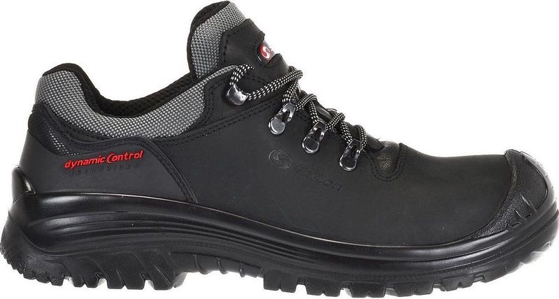 Sixton Peak - Badia - Werkschoen - Zwart - Nubuck Leer - Composiet Veiligheidsneus