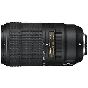 Nikon AF-P 70-300 mm f/4.5-5.6E en VR telelens voor DSLR, zwart [nitalkaart: -