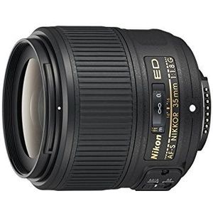 Nikon AF-S Nikkor 35 mm f/1.8G en lens, zwart [Nital Card: 4 jaar garantie]