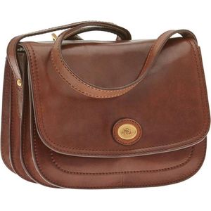 The Bridge Medium Crossbodytas / Schoudertas Dames - Leer - Story Donna - Bruin