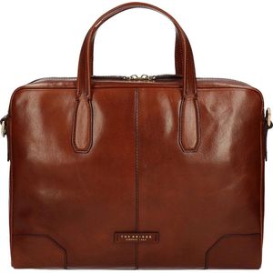 The Bridge Vespucci Briefcase brown2