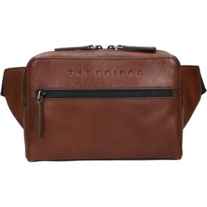 The Bridge Kleine Crossbodytas / Schoudertas Heren - Leer - Damiano - Cognac