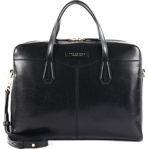 The Bridge Gloria Koffer Leer 36 cm Laptop compartiment  zwart