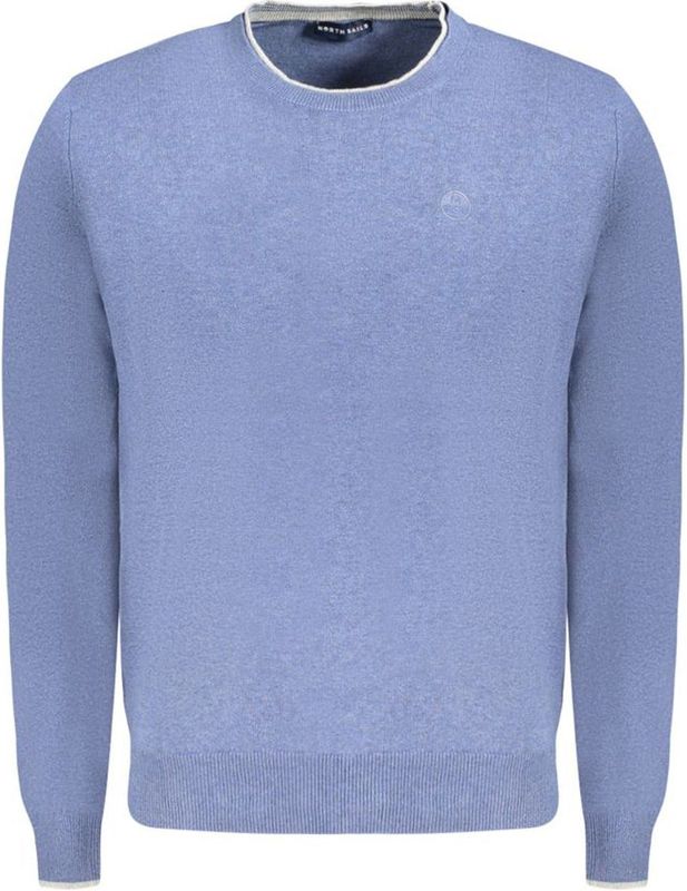 North Sails - Crew Neck Knit Sweater - Blauw - Lange Mouwen