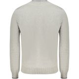 North Sails - Trui - Grijs - Katoen - Met Contrasterende Details