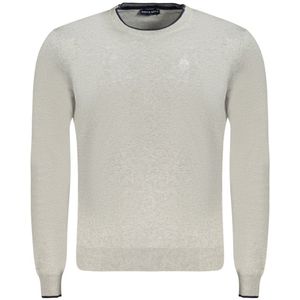 North Sails - Trui - Grijs - Katoen - Met Contrasterende Details