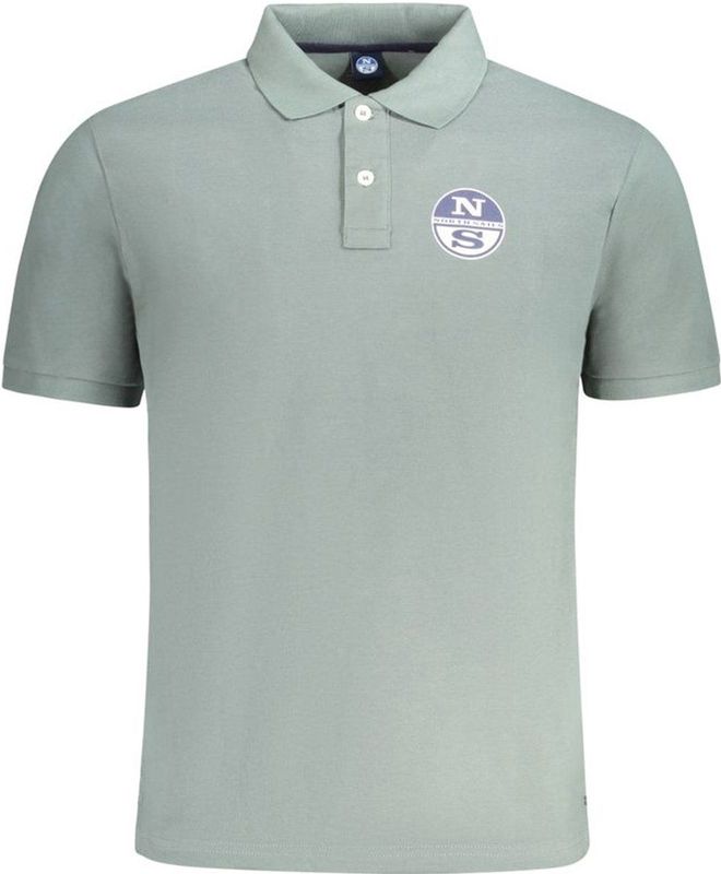 North Sails - Poloshirt - Groen - Katoen - Korte Mouwen
