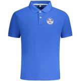 Polo Shirt - Blauw - Classic Fit - Korte Mouwen