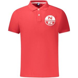 North Sails - Rode Katoenen Poloshirt - Heren