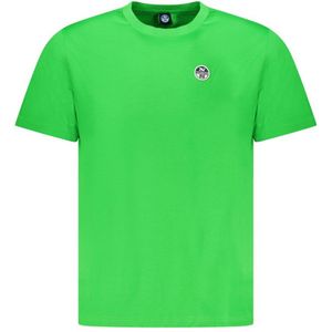 North Sails - T-shirt - Groen - 100% Katoen - Korte Mouwen