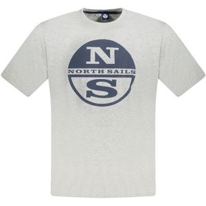 North Sails - Cotton T-Shirt - Grijs - Heren