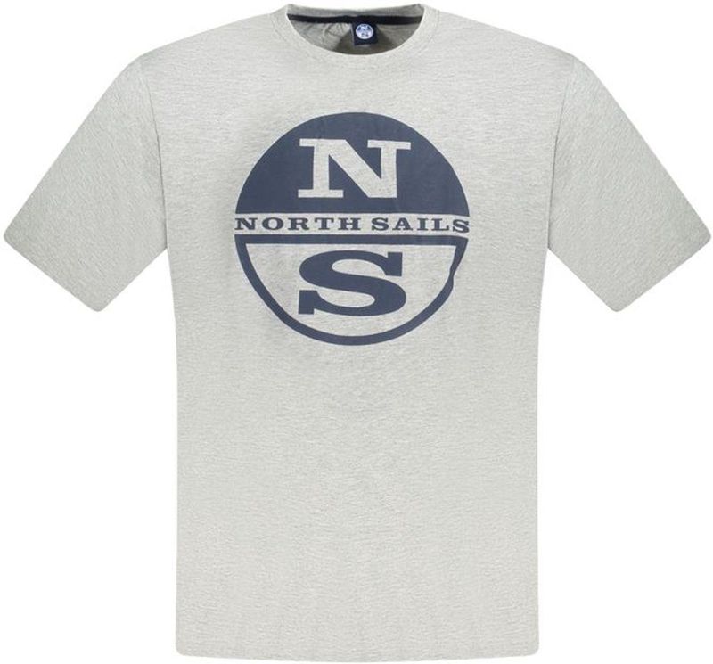North Sails - Cotton T-Shirt - Grijs - Heren