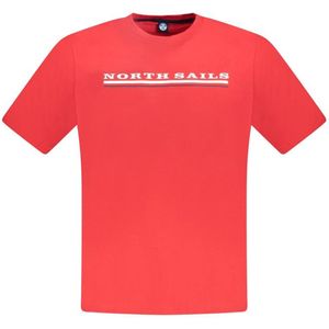 North Sails, Heren, Tops, Rood, Maat: S Katoen,
