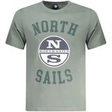 North Sails - T-shirt - Groen - 100% Katoen