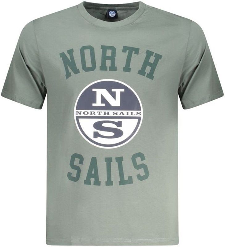 North Sails - T-shirt - Groen - 100% Katoen