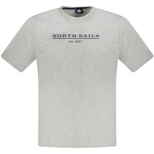 North Sails - T-shirt - Grijs - Heren - Katoen