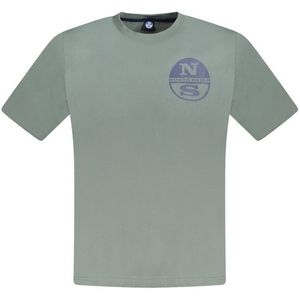 North Sails - Groen - T-shirt - Heren - Katoen