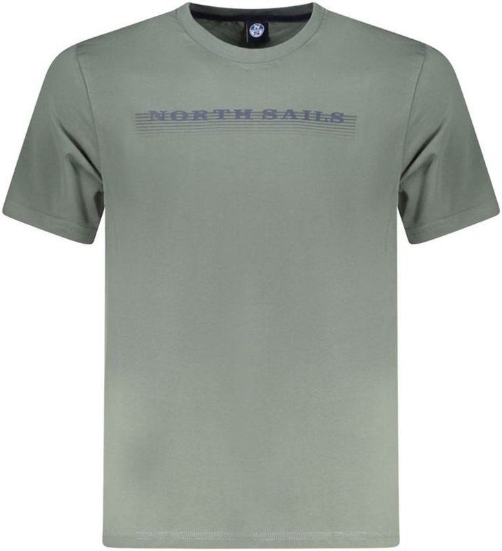 North Sails - Maritieme Geest - T-shirt - Groen - Katoen