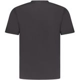 T-shirt - Zwart - Korte Mouwen - Crew