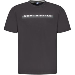 T-shirt - Zwart - Korte Mouwen - Crew