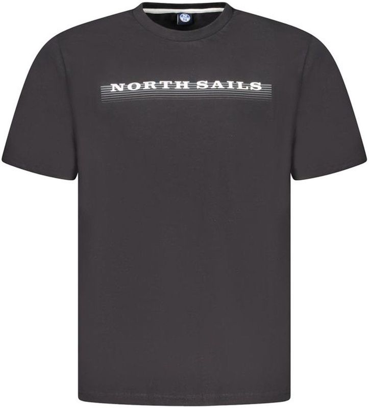 T-shirt - Zwart - Korte Mouwen - Crew