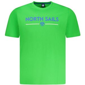 T-shirt - Groen - Graphic Tee Short Sleeve Crew Neck