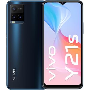 Vivo Y21s (128 GB, Middernachtblauw, 6.51", Dubbele SIM, 4G), Smartphone, Blauw