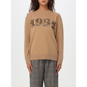 Max Mara - Gebreide Trui - Bruin - Wol - Kasjmier - Ronde Hals